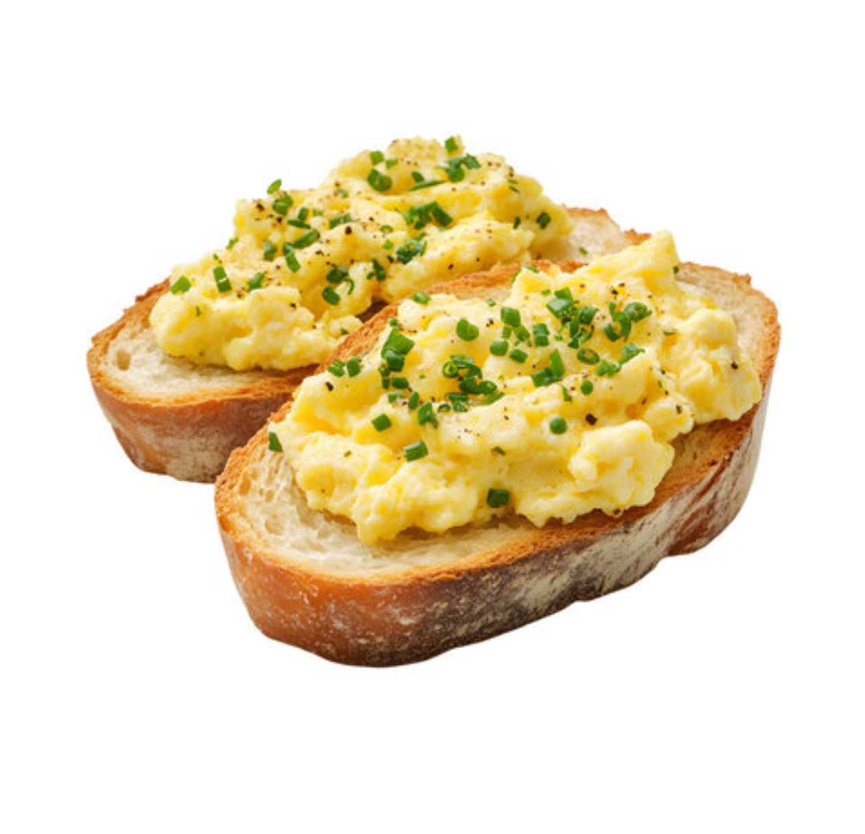 Scrambled Eggs on Toast