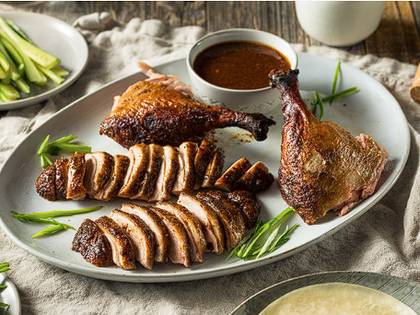 21. Roast Duck with Pancakes 1/4