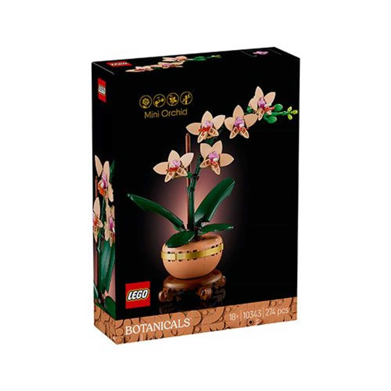 LEGO BOTANICALS MINI ORHIDEE.10343.18+