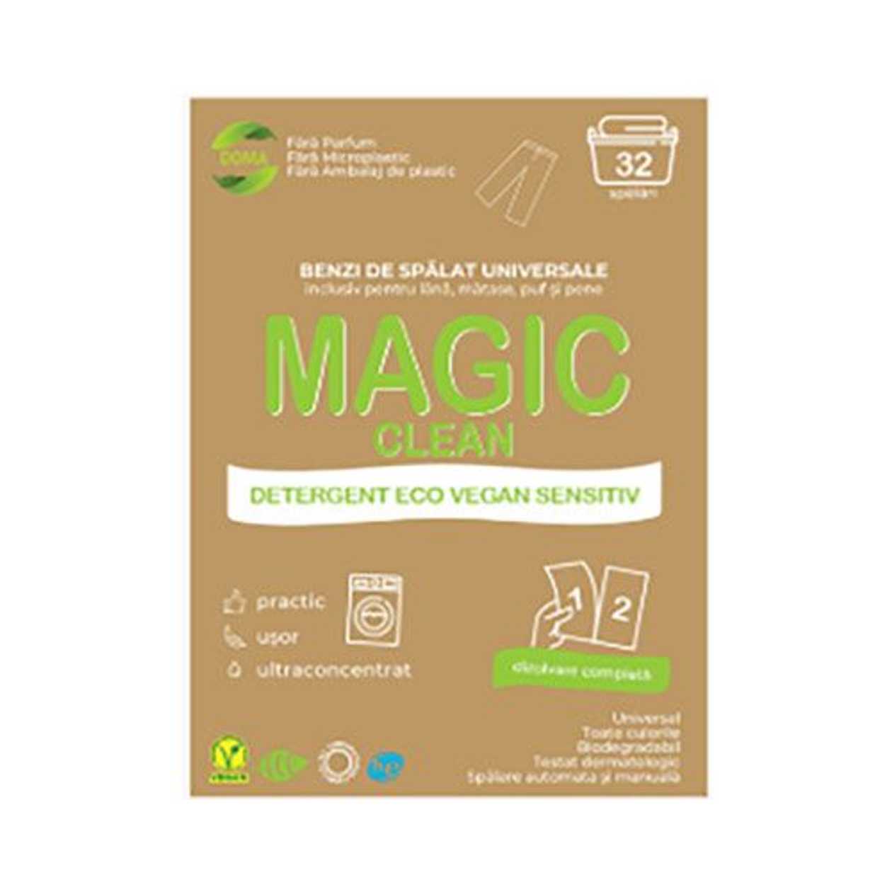 MAGIC CLEAN DETERG BANDA SENSITIVE32BUC