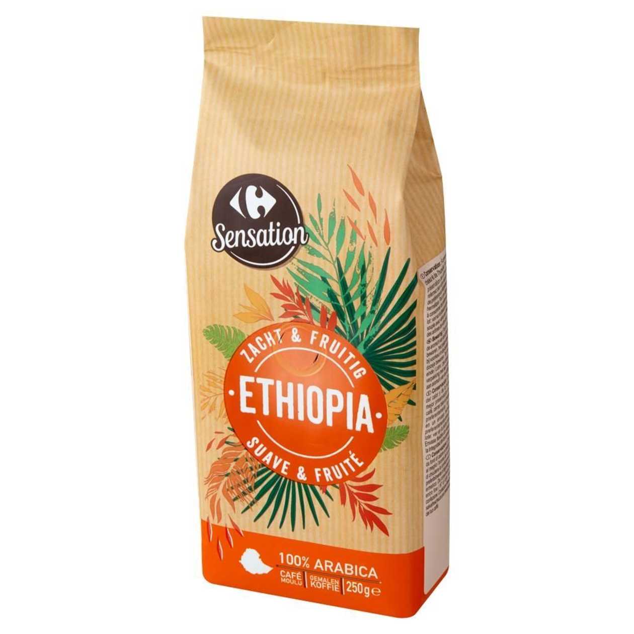 Carrefour Sensation Etiopia Kawa mielona 250 g