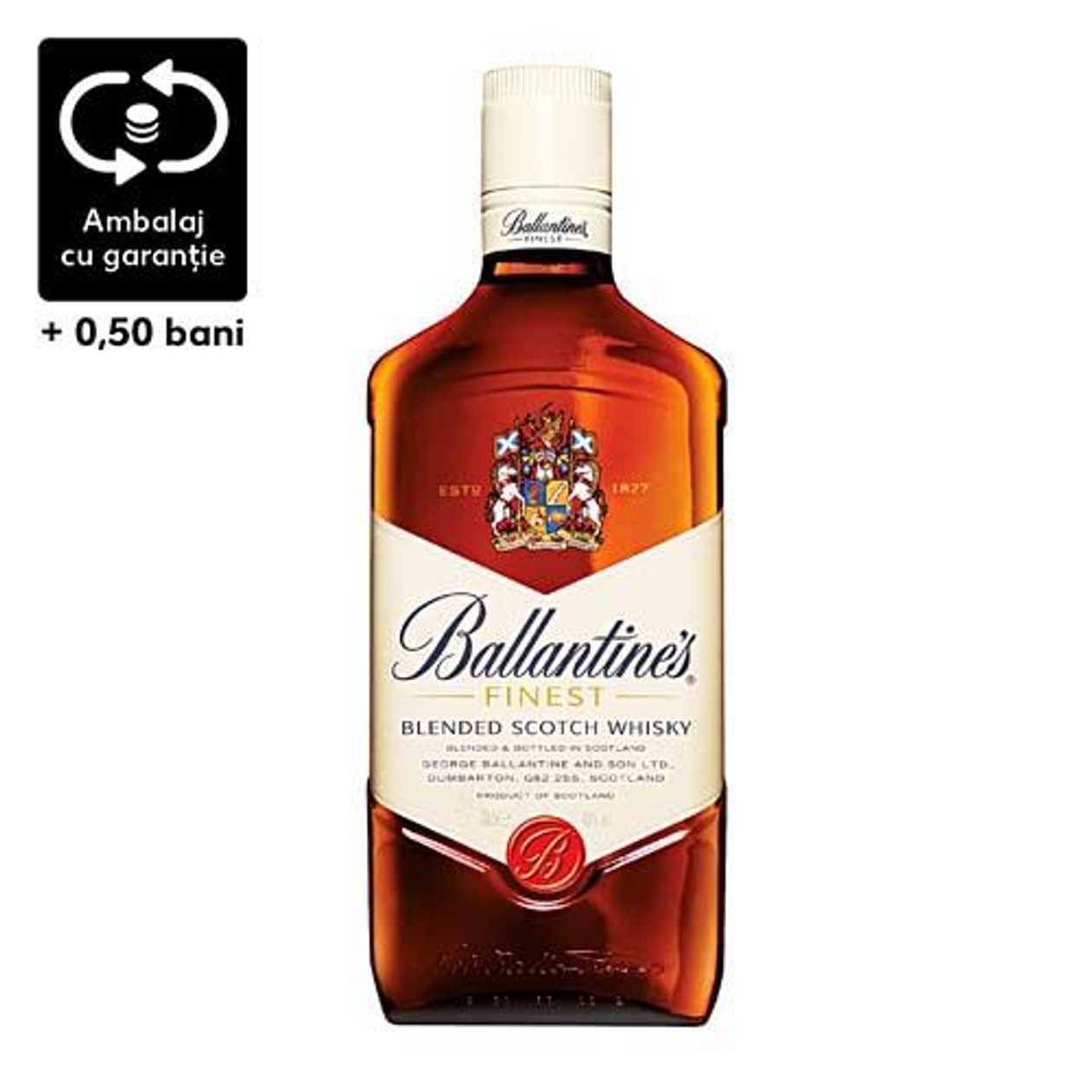 BALLANTINE`S FINEST WHISKY 40% 1L SGR