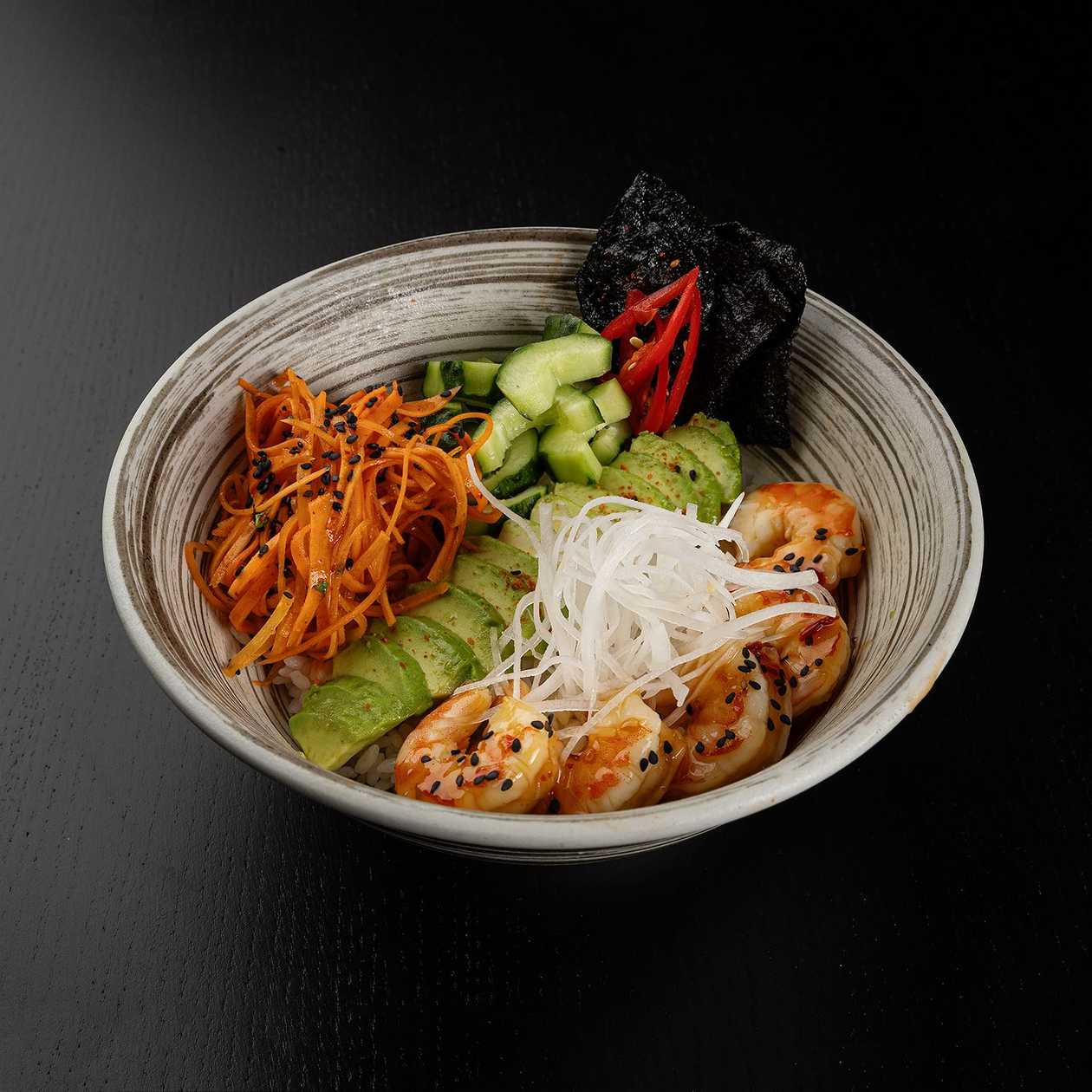 Shrimps poke