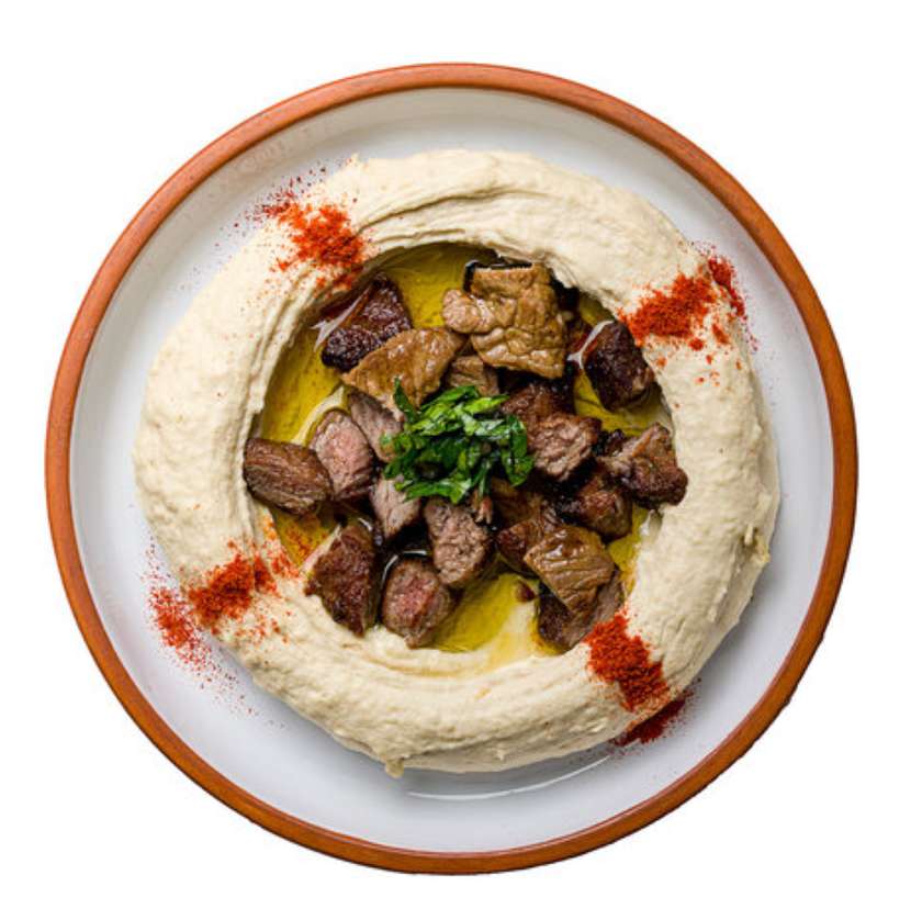 Hummus with Meat