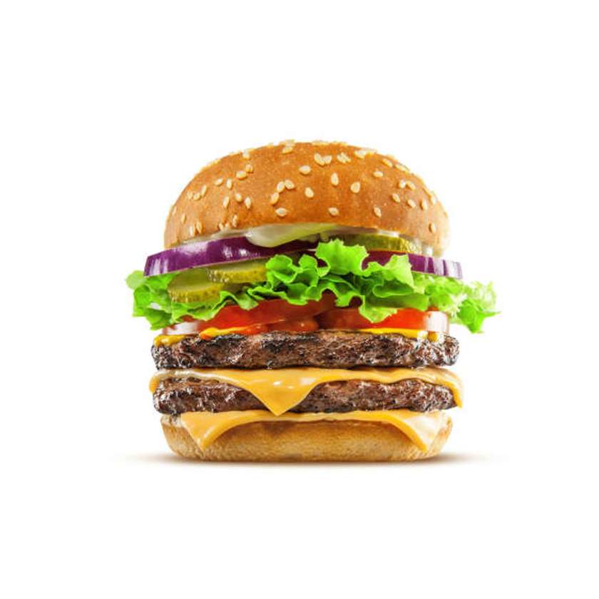9 Ball Giant Double Angus Burger