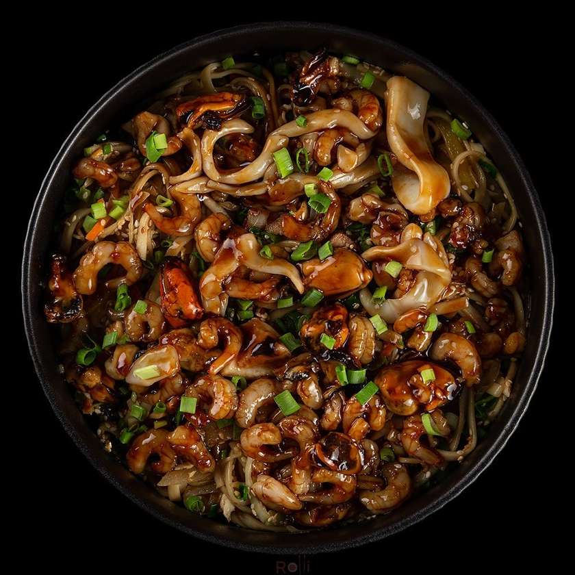 Seafood wok