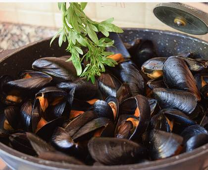 Mussels In Shells