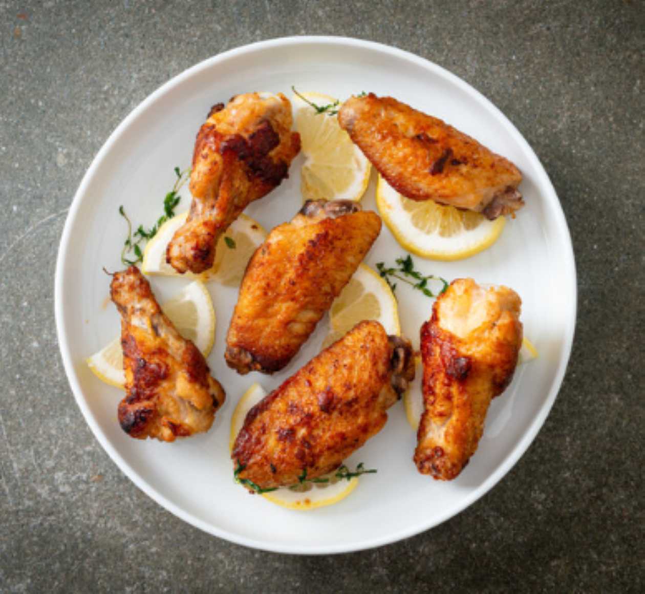 Chicken Wings in Lemon Sauce