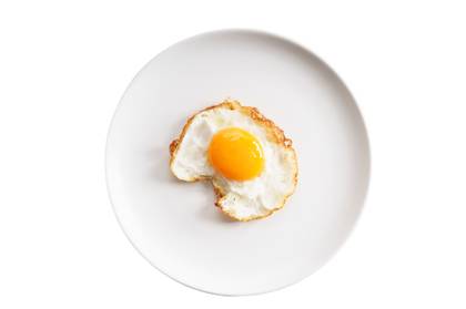 Fried Eggs with French Fries