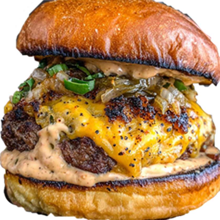 Tabulet Spiced Burger Menu