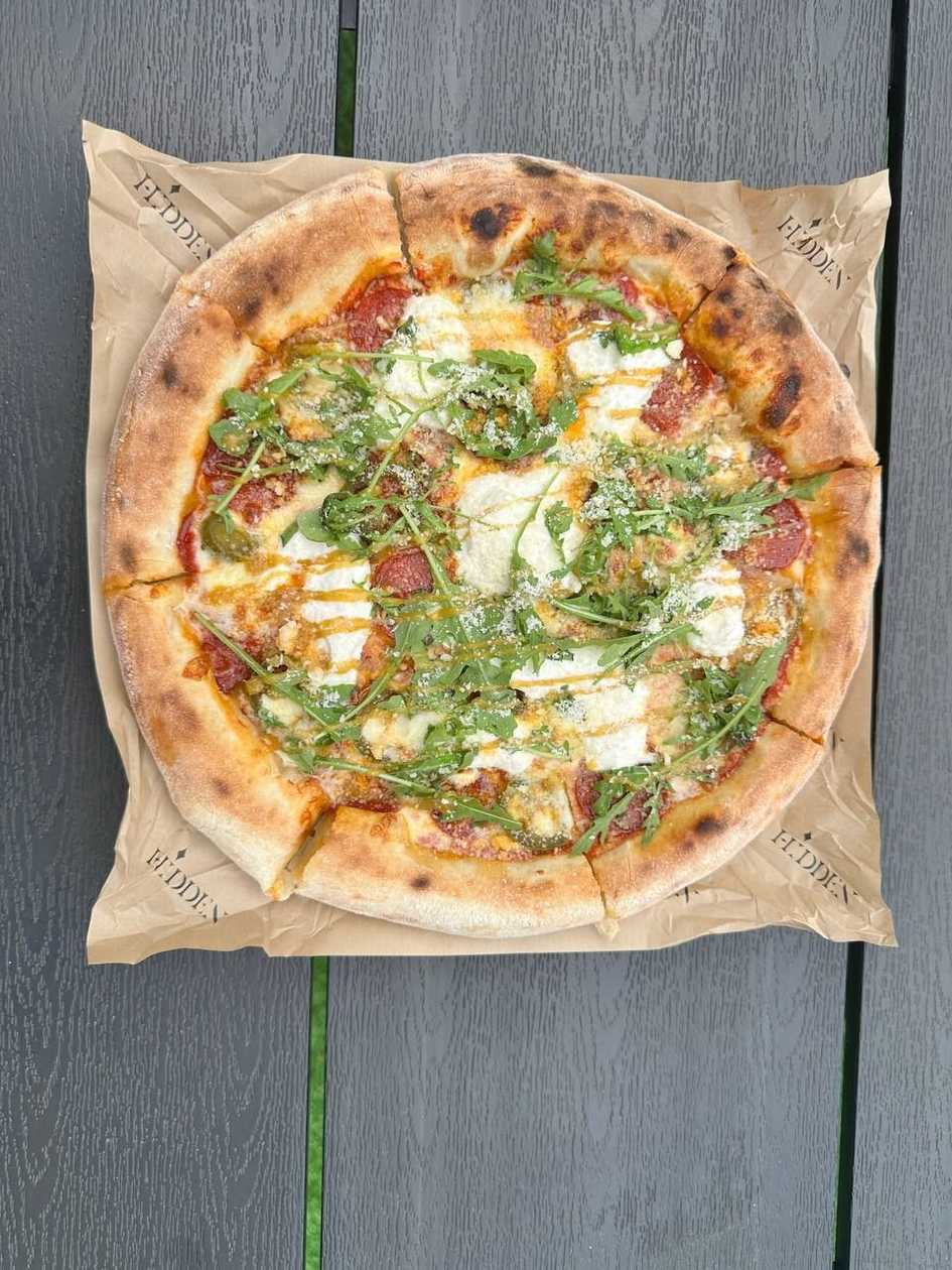 Pizza with Jalapeño Pepper