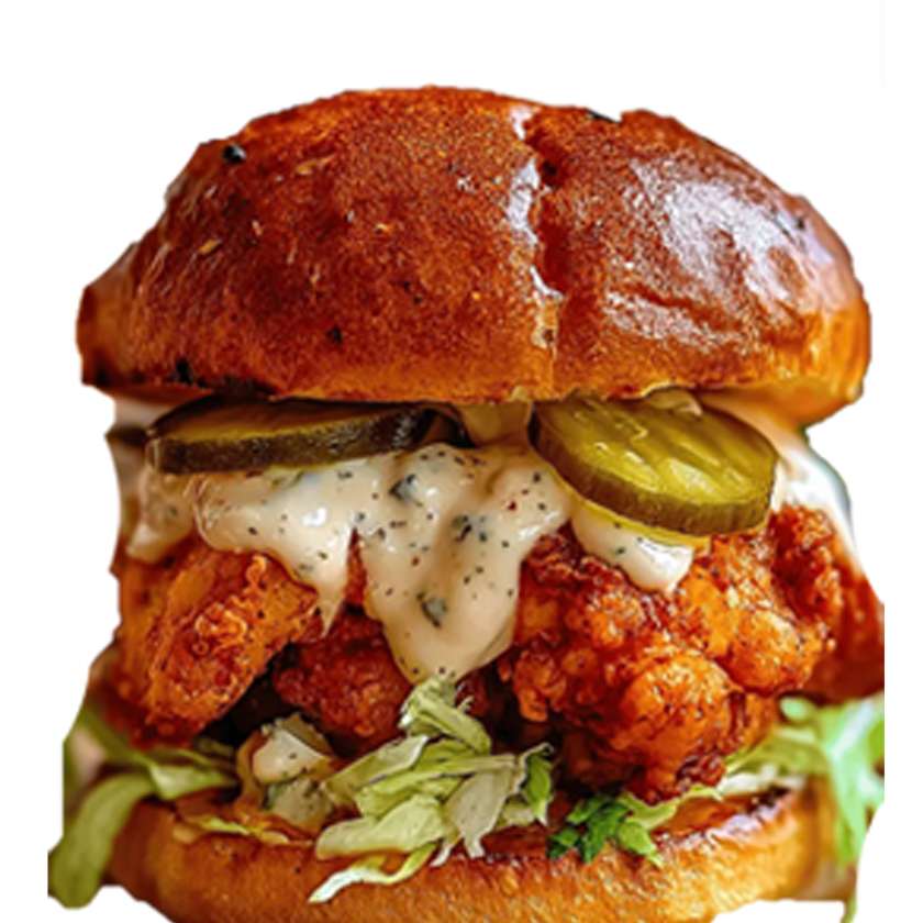 Chicken Burger Menu