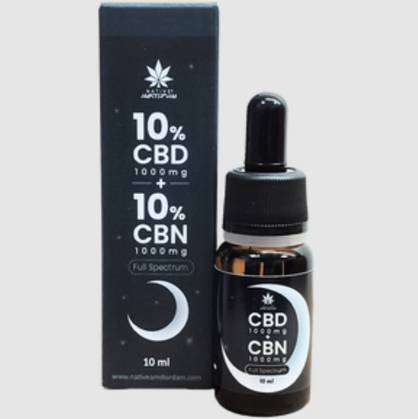 Óleo de CBD 10% + CBN 10% Espectro Completo