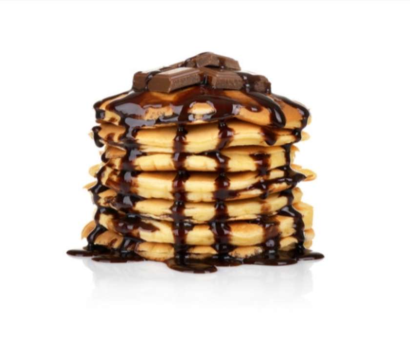 Большой шоколадный блин