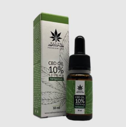 Óleo de CBD 10% Espectro Completo