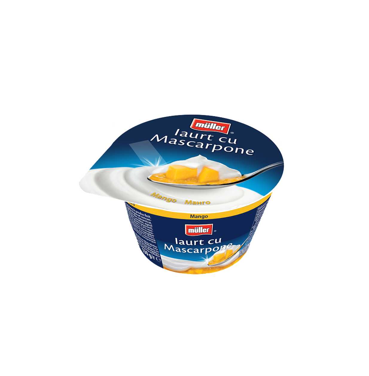 Muller, Mascarpone Yogurt with Mango, 130 g (expires soon)