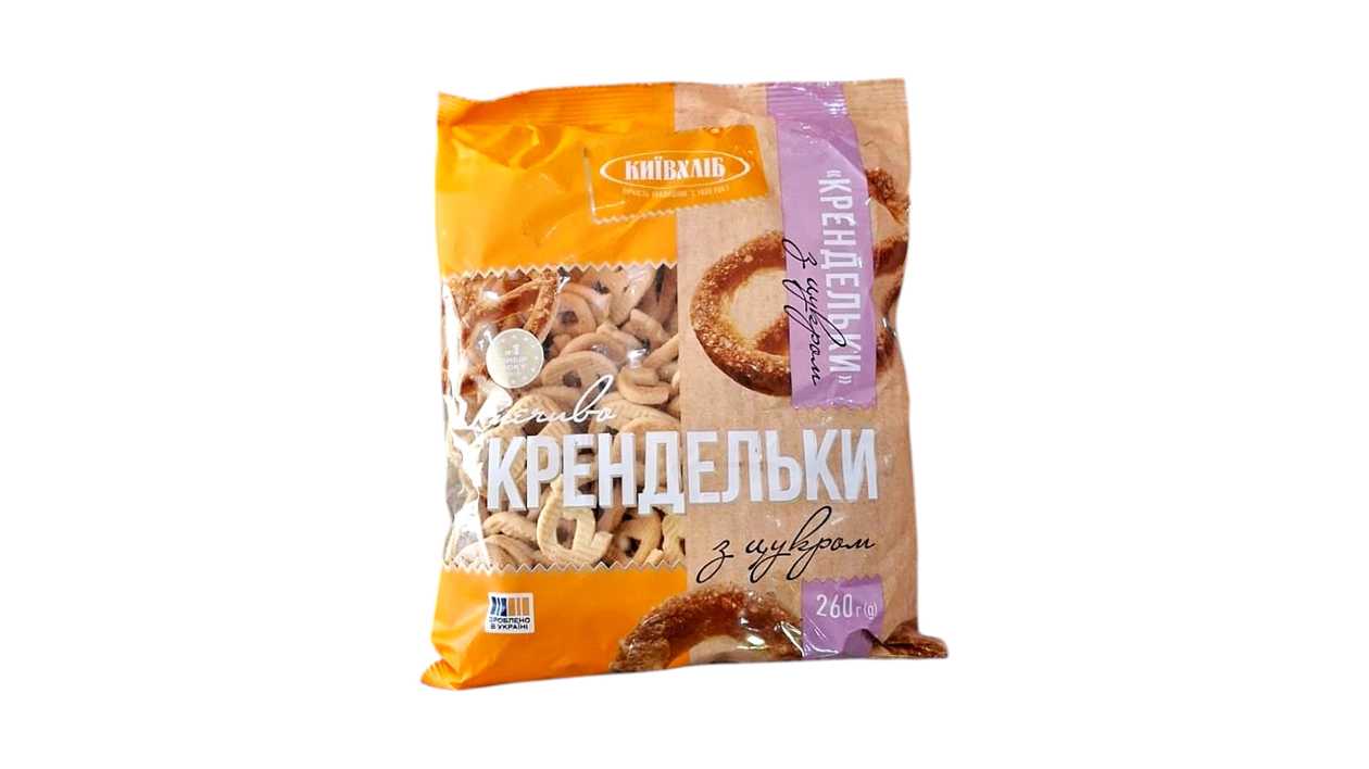 Крендель "КИЕВХЛЕБ" с сахаром 260г