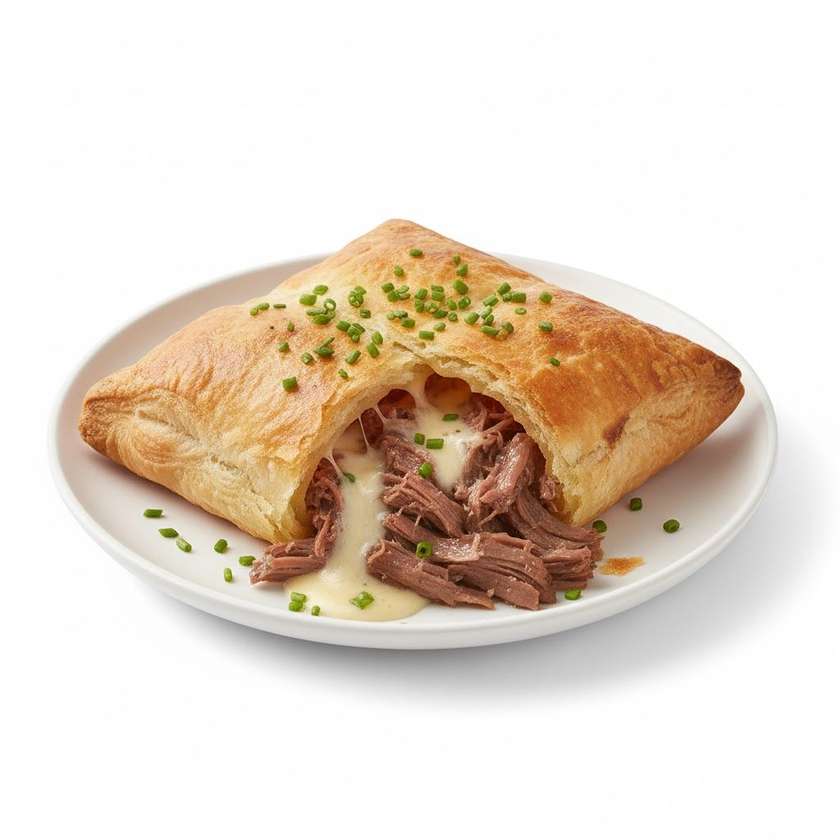 Shredded Beef and Cream Cheese Pastry