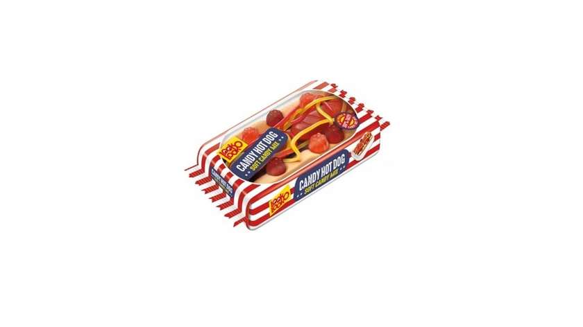 Gummies LOOK'O'LOOK CANDY HOT DOG, 100g