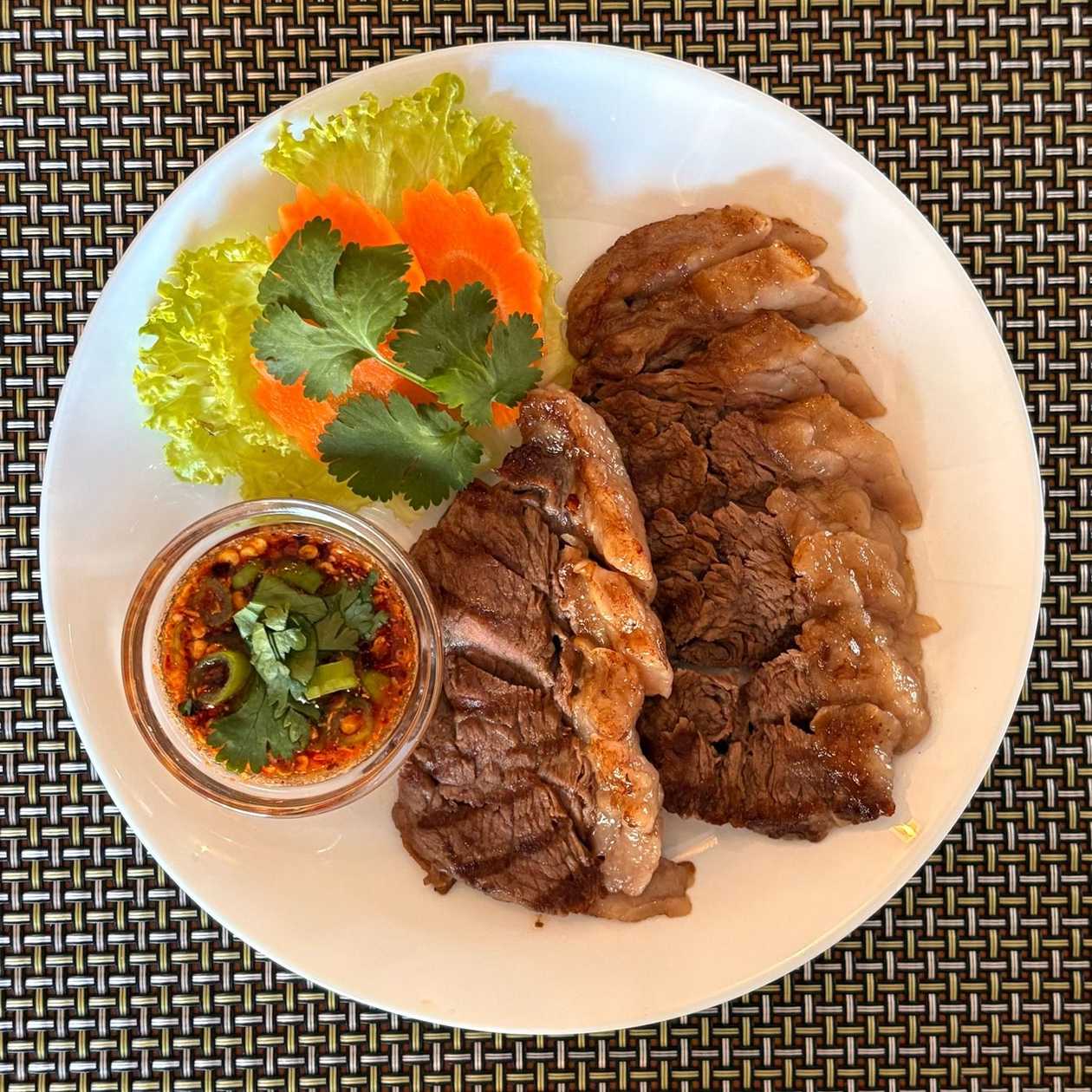 12. Grilled Beef with Sauce