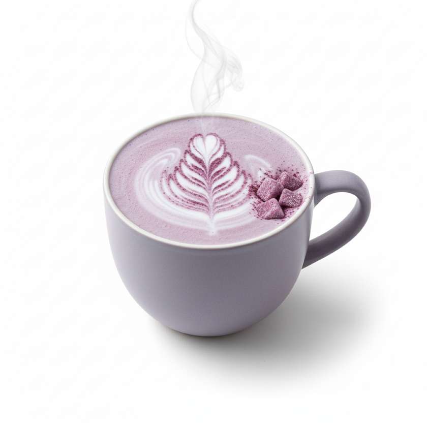 Taro Latte Hot