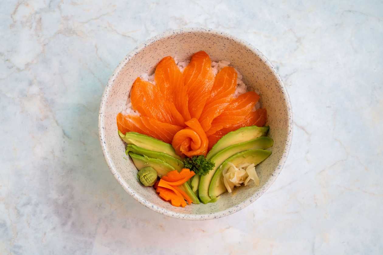 Salmon Donburi