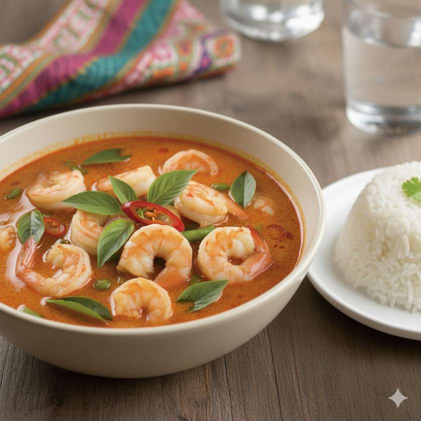 UTR2 Thai Red Curry with Prawns