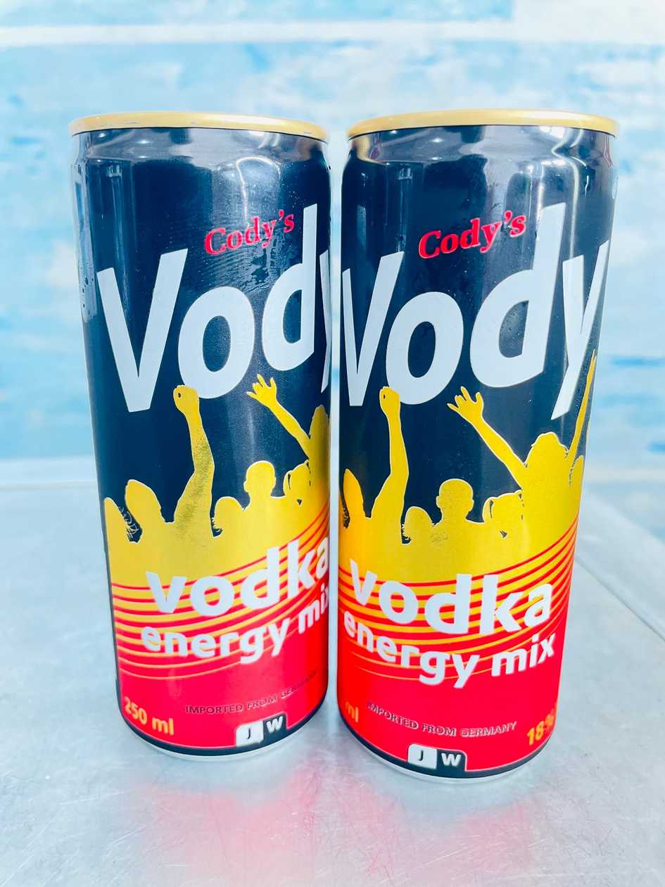 Cody’s Vody — Vodka Energy Mix