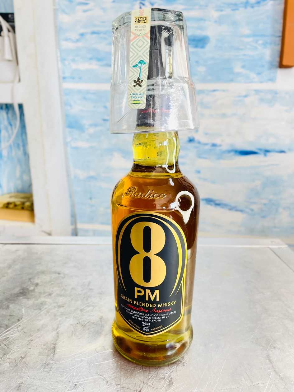 8PM Grain Blended Whisky – With Free Glass