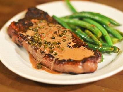 Filetto di Manzo al Pepe Verde