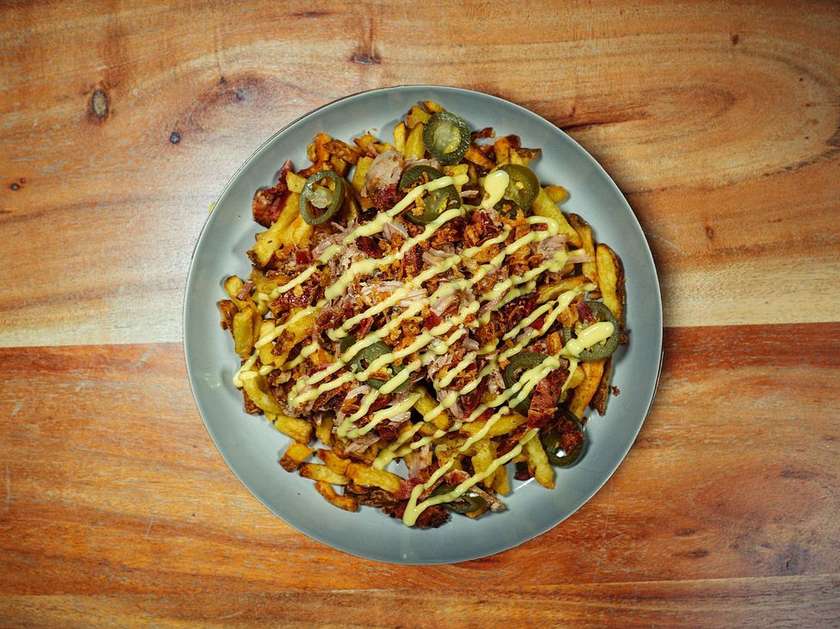 Fries with Sauce and Meat