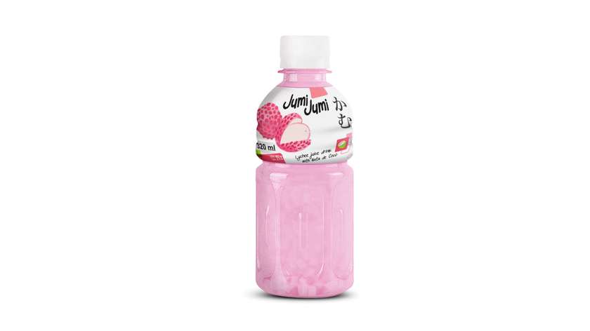 Napój Liczi Nata de Coco z kokosową galaretką