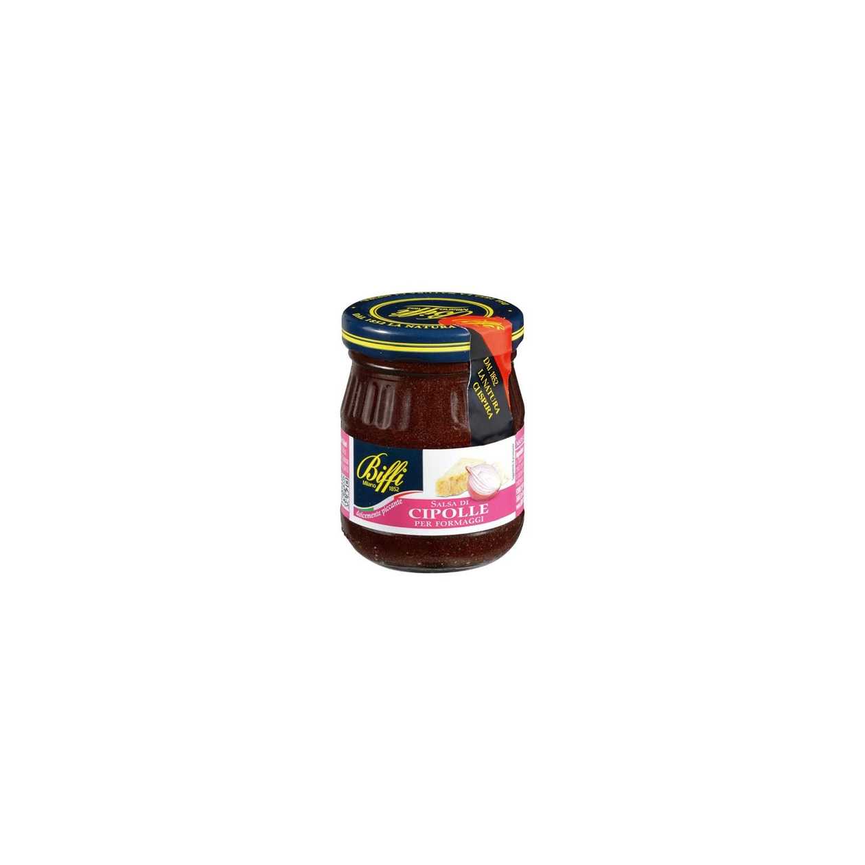 Biffi Saldi Spicy Onion Sauce for Cheese. Mustard Sauce, Made with Caramelized Red Onions