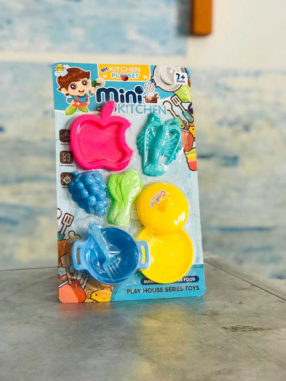 🍎🍳 Mini Kitchen Play Set 🍳