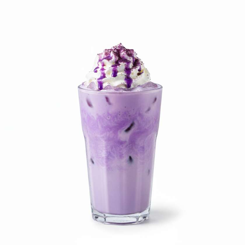 Iced Taro Latte