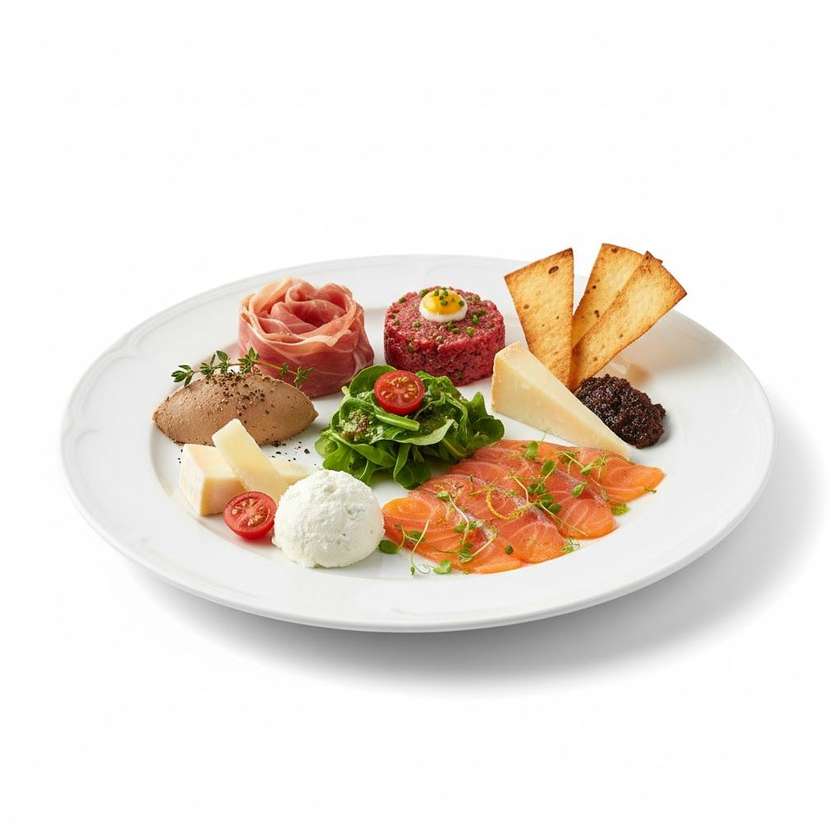 Snack Plate for Two