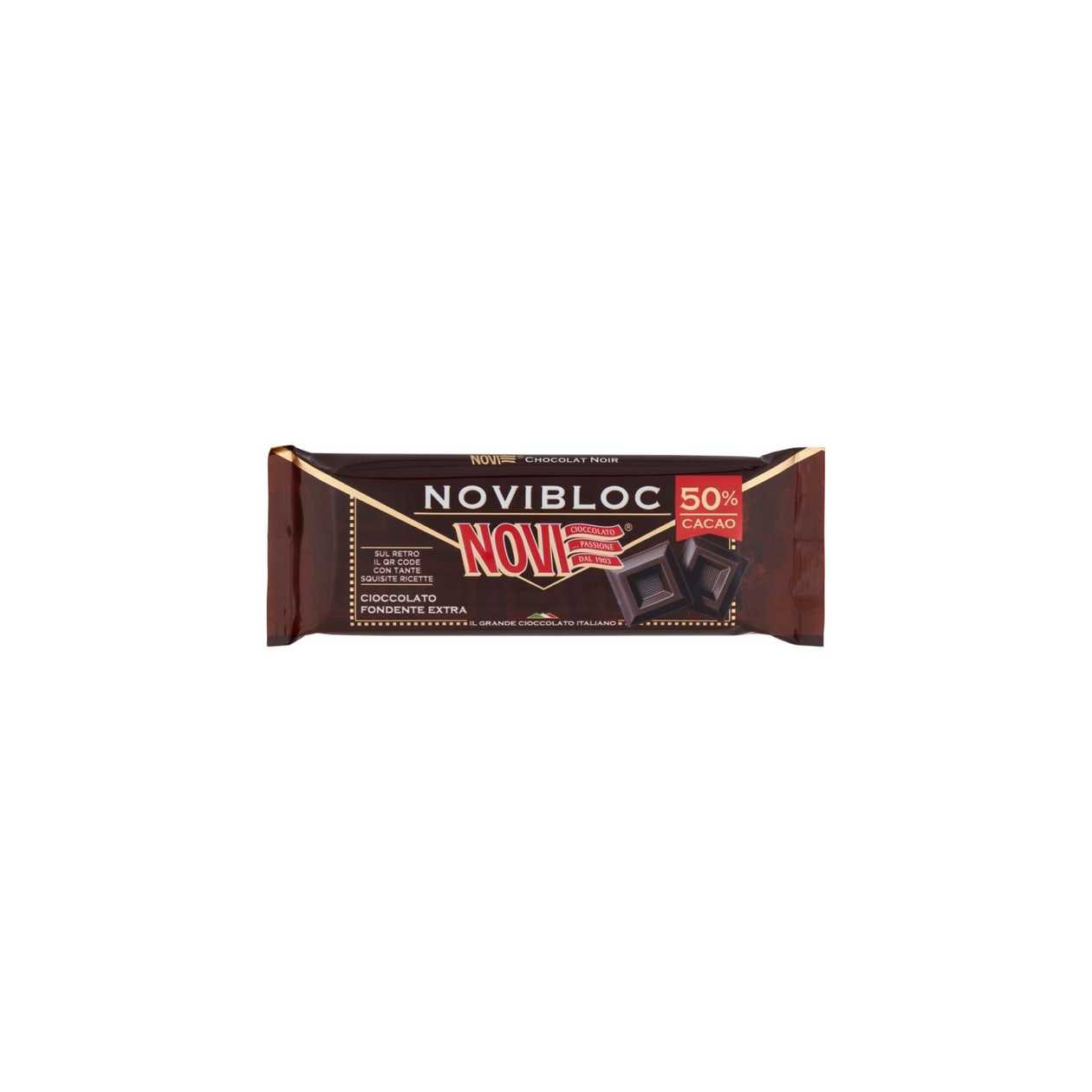 NOVI Extra Dark Chocolate 50%. 150g