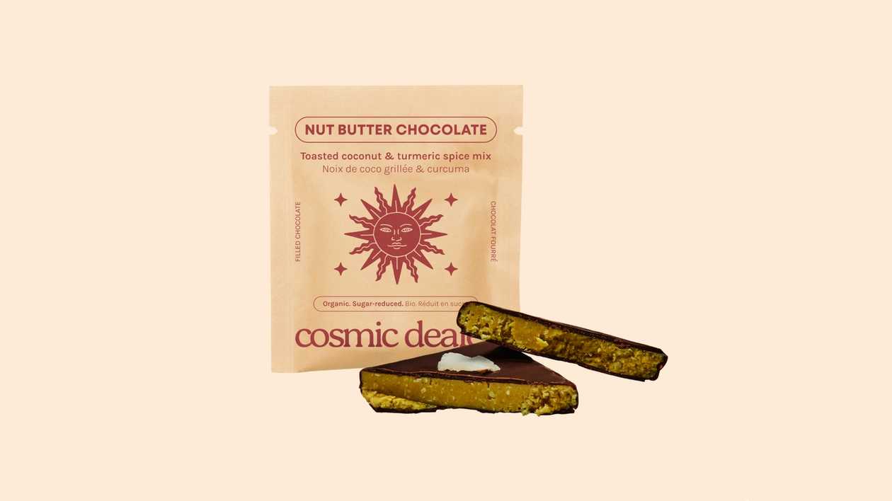 Cosmic Dealer Nut Butter Chocolate - Toasted coconut & turmeric spice mix 20g