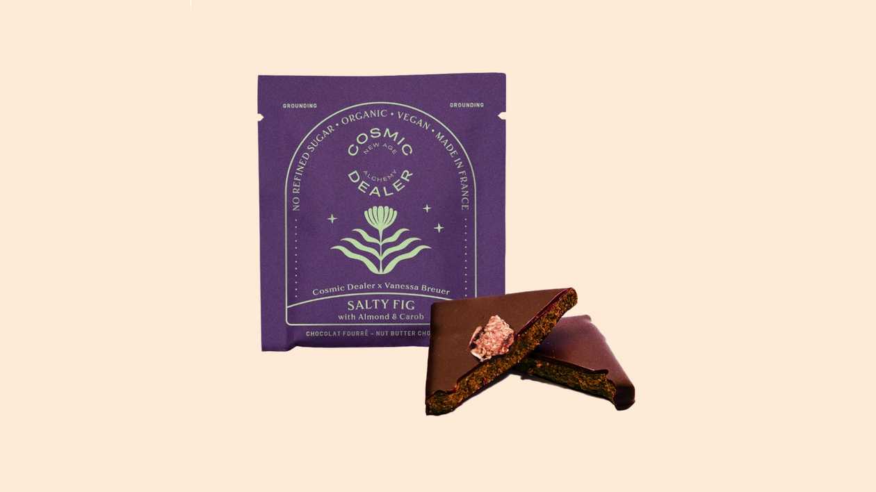 Cosmic Dealer Nut Butter Chocolate - Salty fig, almond & carob 20g