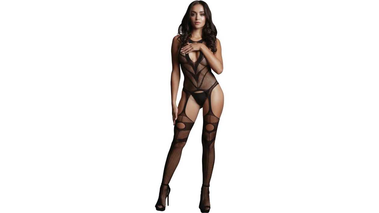 Le Désir DES013 black net bodystocking (S-L)