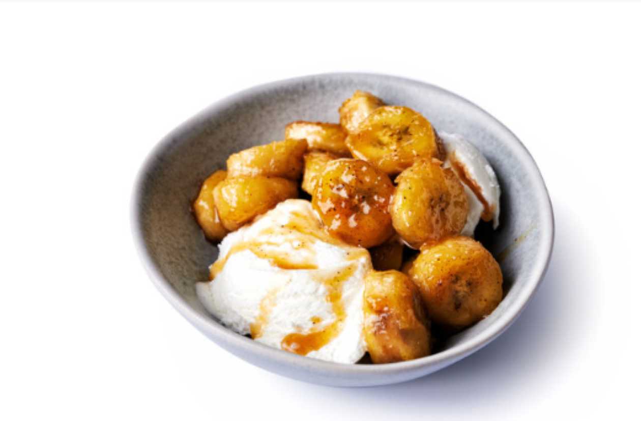 86. Fried Banana with Ice-Cream
