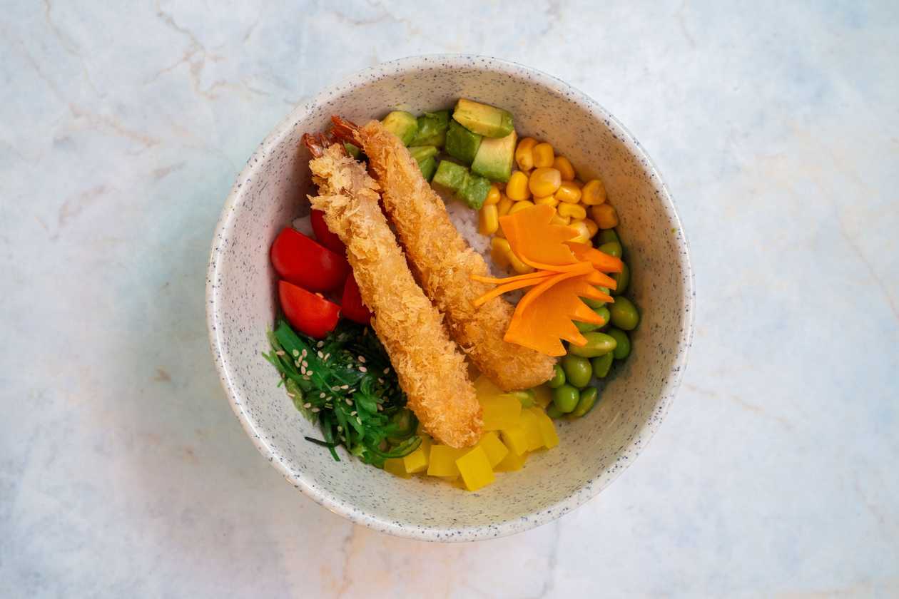 Prawn Tempura Poke Bowl