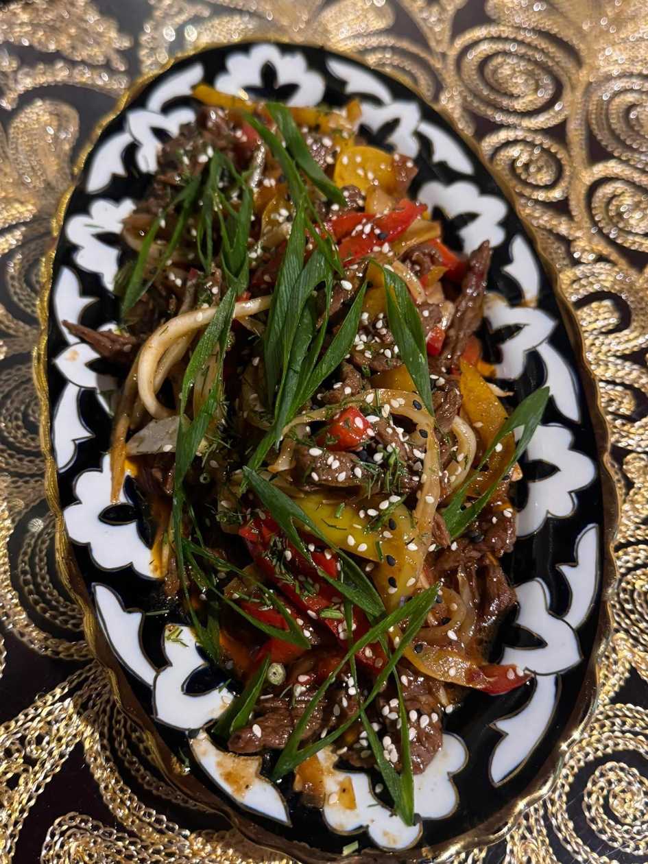Hot Salad with Beef
