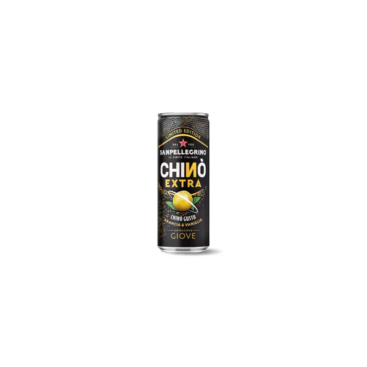 SAN PELLEGRINO Chino Non-Alcoholic Sparkling Drink with Orange and Vanilla Flavour 330ml