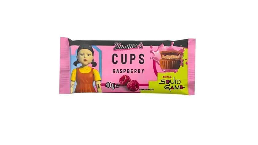 Milk chocolate cups YUMMER'S (RASPBERRY/PEANUT BUTTER), 40g