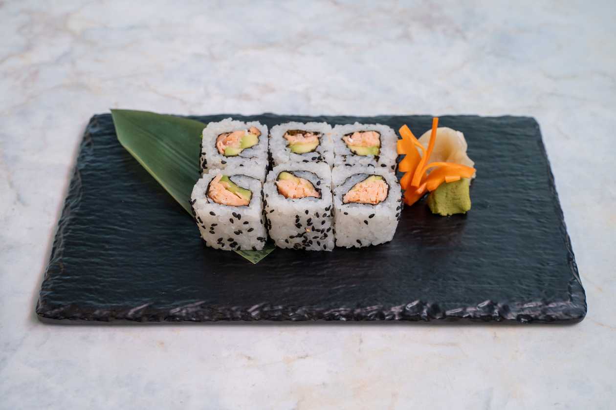 Grilled Salmon Roll