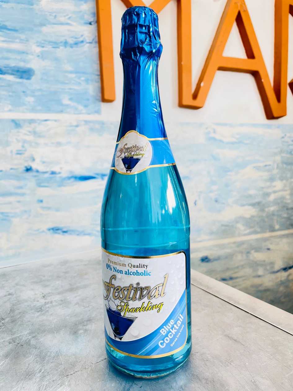 Festival blue cocktail