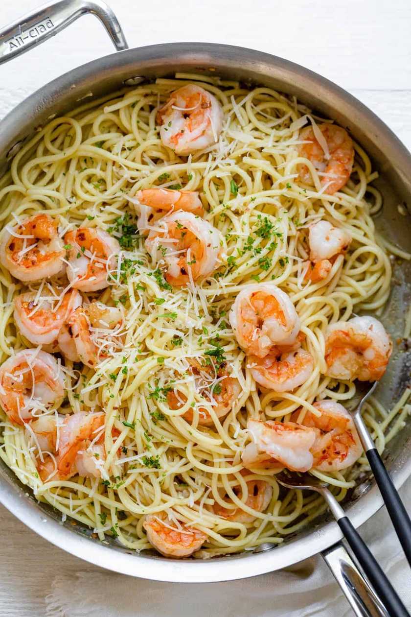 Fettuccine Aglio, Olio & Gamberi