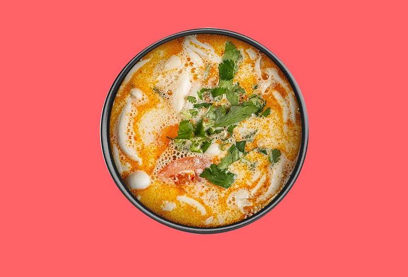 Polévka Tom Kha  Kuřecí👨‍🍳🥣🥄
