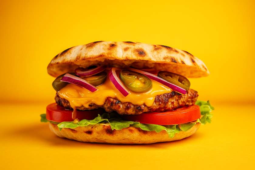 Pita burger